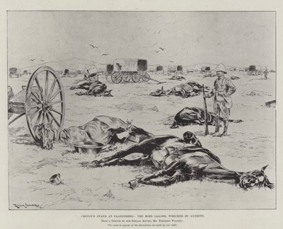 Cronjes Stand bei Paardeberg, das zerstörte Burenlager von Ralph Cleaver